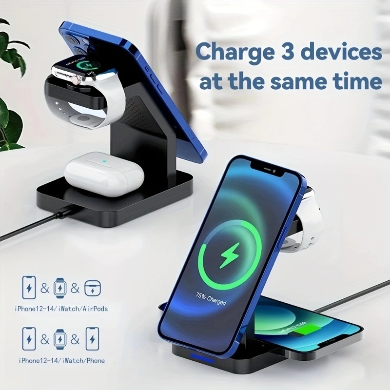 15W 4 In 1 Wireless Charger St - Smartwatch X12 ulasan dan harga