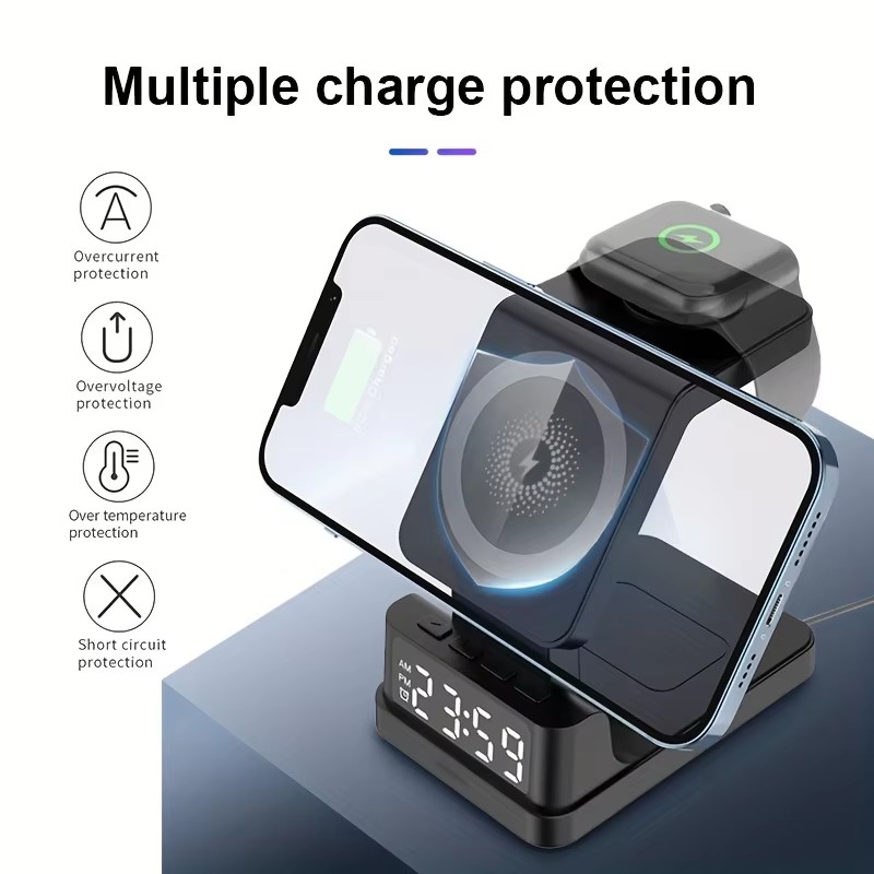 4 In 1 Magnetic Wireless Charg - Smartwatch X12 ulasan dan harga