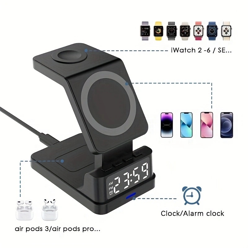 4 In 1 Magnetic Wireless Charg - Smartwatch X12 ulasan dan harga