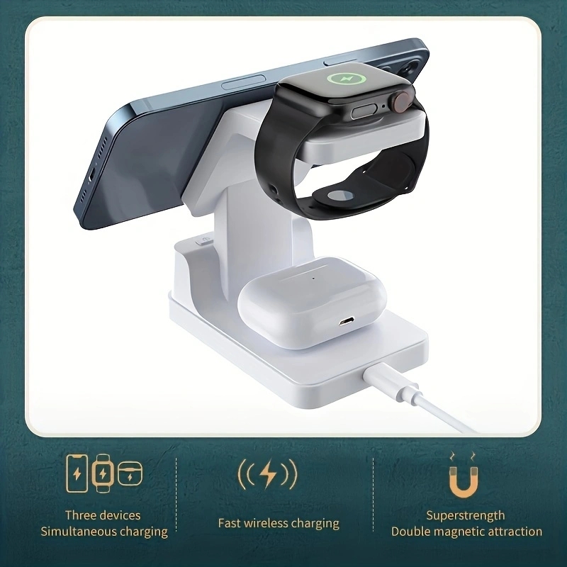 4 In 1 Magnetic Wireless Charg - Smartwatch X12 ulasan dan harga